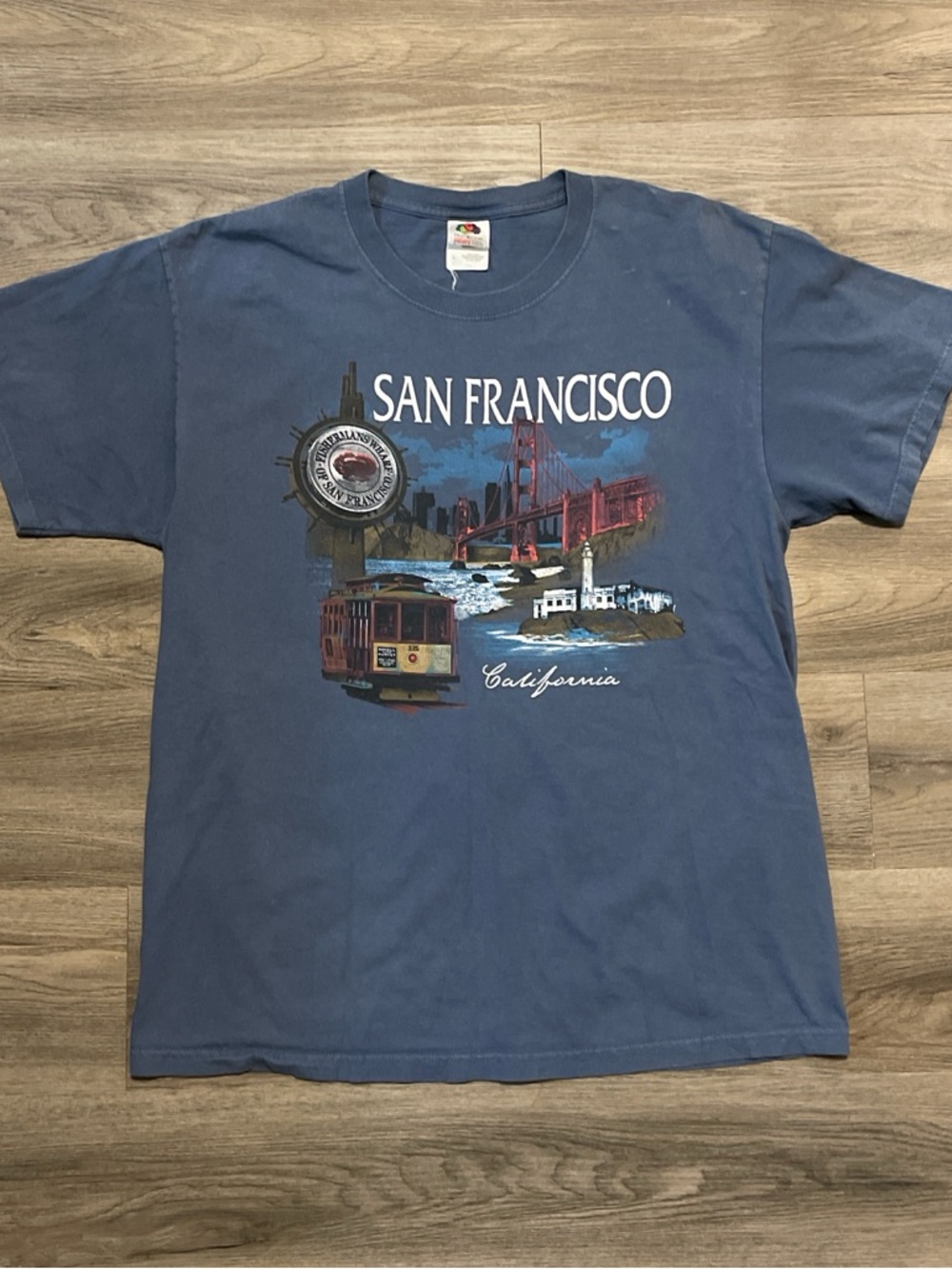 Fruit of the Loom San Francisco Graphic Tee - Slate Blue